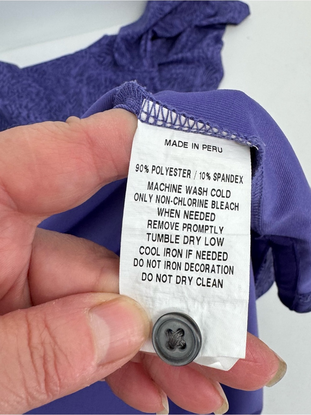 Greyson Polo Den of Thieves Large L Purple Golf - Picture 7 of 11
